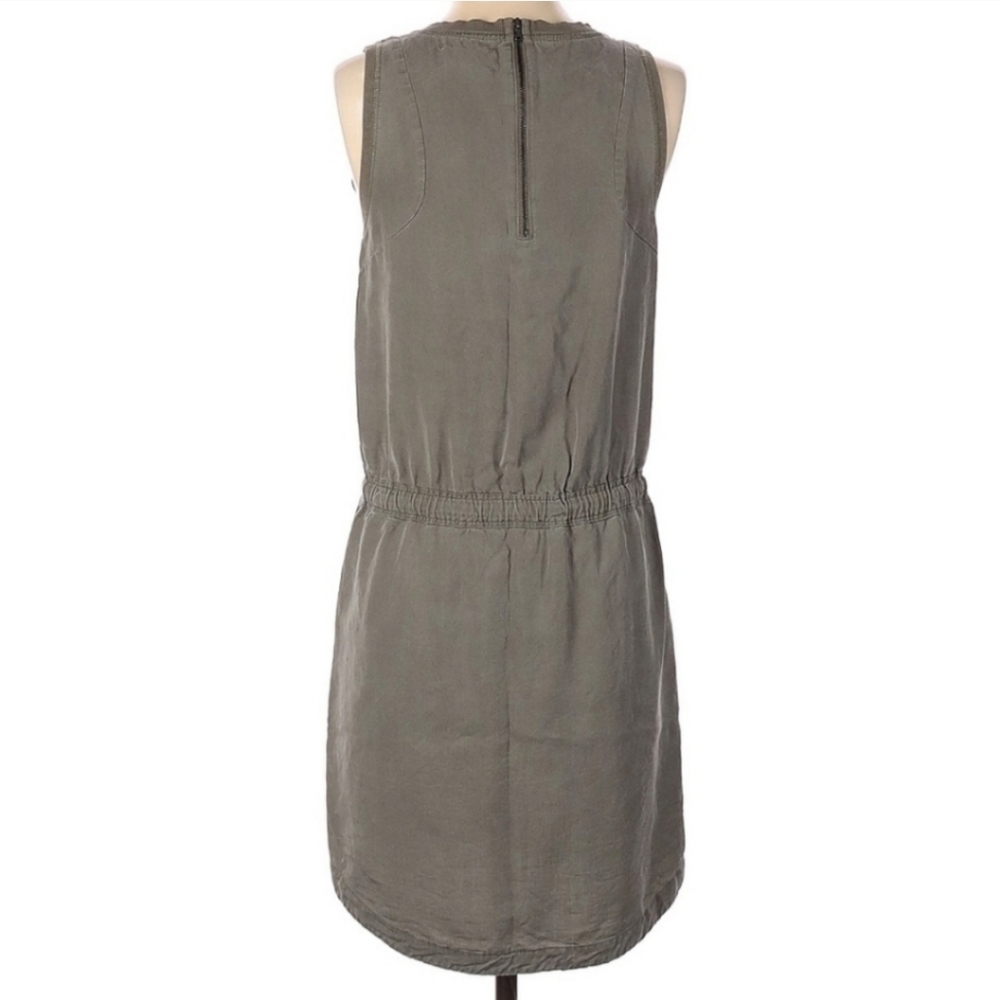 Lou & Grey Army Green Sleeveless Cozy‎ Dress Size S - Picture 2 of 4